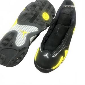 Air Jordan 14 Retro Low 'Laney' – Black Yellow | Size 6Y